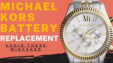 how to connect michael kors watch|michael kors watch battery list.